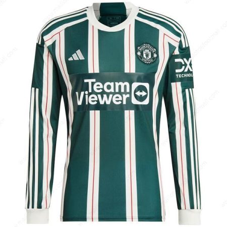 Maillot Extérieur Manchester United Long Sleeve Football Shirt 23/24